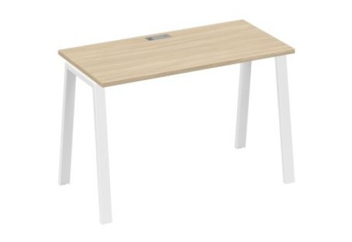 Стол письменный Мира Трио, цвет дуб скандинавский + белый