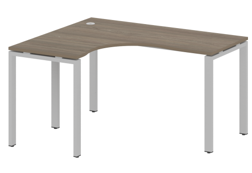 Стол эргономичный левый, цвет вяз