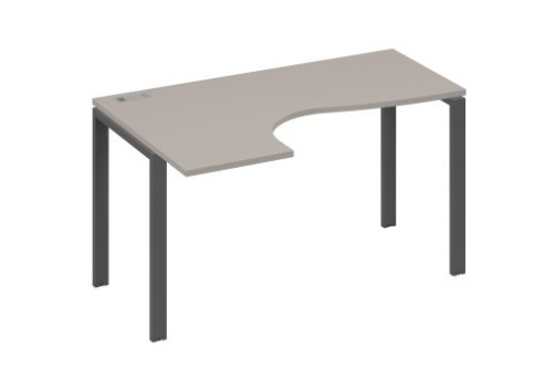 Стол эргономичный левый Мира Нумо, цвет мокко премиум + антрацит
