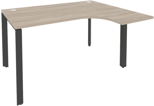 Стол эргономичный правый, цвет дуб аттик