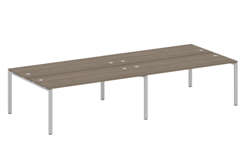 Стол на 4 рабочих места, цвет вяз