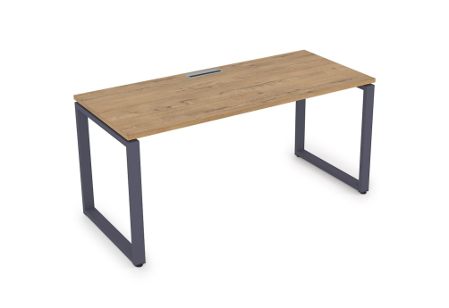 Стол рабочий Оскар Персонал, цвет тиковое дерево