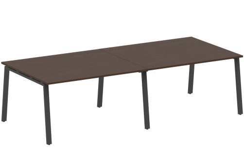 Стол для переговоров (2 столешницы), цвет венге