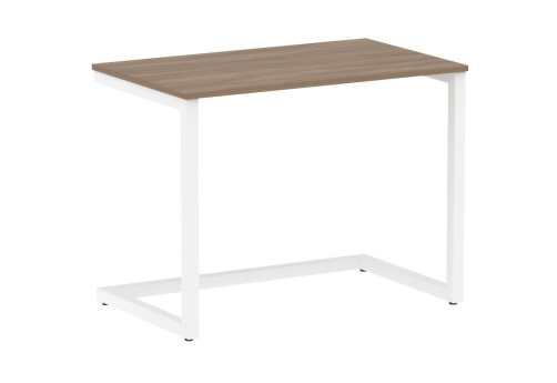 Стол письменный, цвет дуб аризона + белый