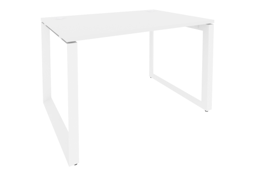 Стол рабочий, цвет белый + белый
