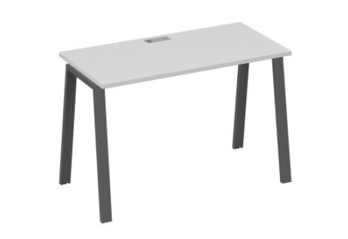 Стол письменный Мира Трио, цвет серый + антрацит