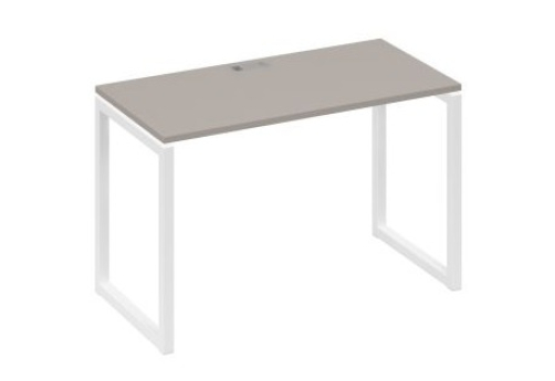 Стол письменный Мира Одри, цвет мокко премиум + белый