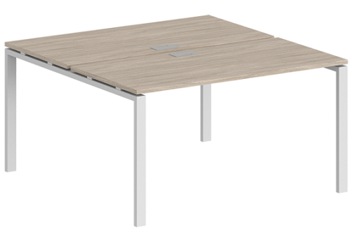 Рабочая станция Индиго Сет, цвет дуб светлый + белый
