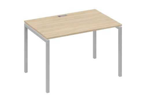 Стол письменный Мира Лофт, цвет дуб скандинавский + серый
