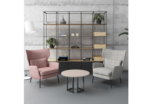 Стол журнальный Мейлон, цвет тортора + черный