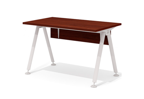 Стол прямой на металлокаркасе Джерси, цвет орех