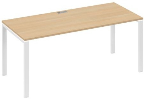 Стол письменный Мира Нумо, цвет натуральный дуб + белый