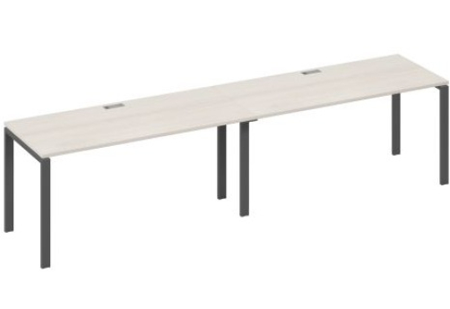 Рабочая станция (2х160) Мира Нумо, цвет дуб шамони + антрацит