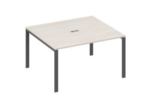 Стол для переговоров прямоугольный Мира Нумо, цвет дуб шамони + антрацит