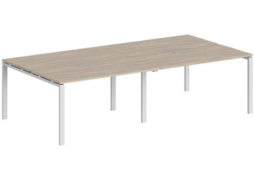 Рабочая станция Индиго Сет, цвет дуб светлый + белый