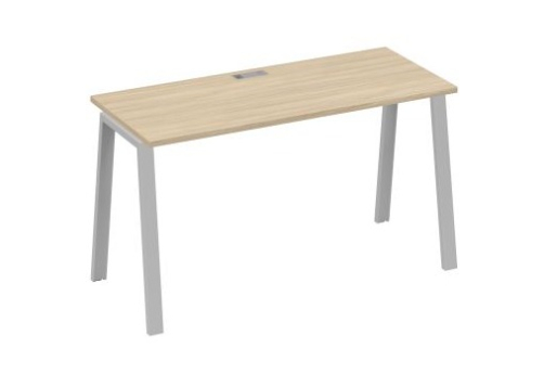 Стол письменный Мира Трио, цвет дуб скандинавский + серый
