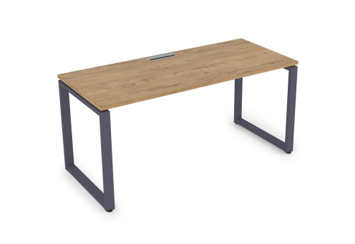 Стол рабочий Оскар Персонал, цвет тиковое дерево