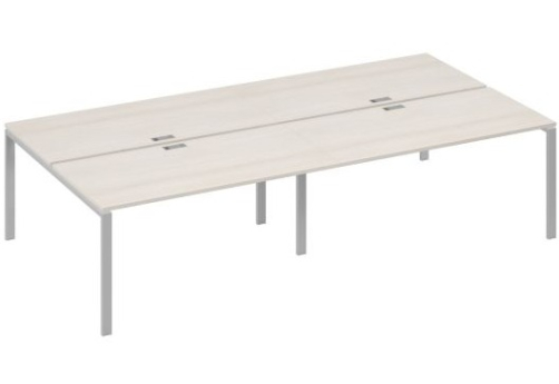 Рабочая станция (4х140) Мира Нумо, цвет дуб шамони + серый