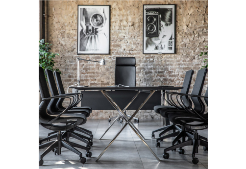 Стол для переговоров Астер, цвет черный