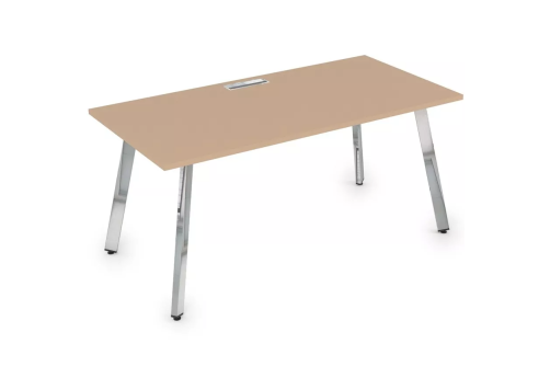 Стол прямой, цвет мокко