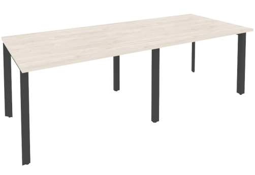 Стол для переговоров (2 столешницы), цвет денвер светлый