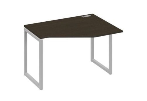 Стол эргономичный правый Мира Одри, цвет венге + серый