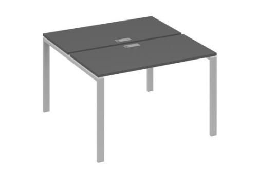 Рабочая станция (2х120) Мира Нумо, цвет антрацит премиум + серый