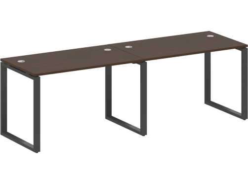 Стол на 2 рабочих места, цвет венге