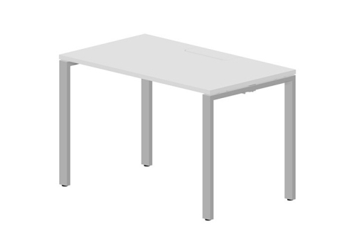 Стол рабочий (2 заглушки) Киви, цвет белый