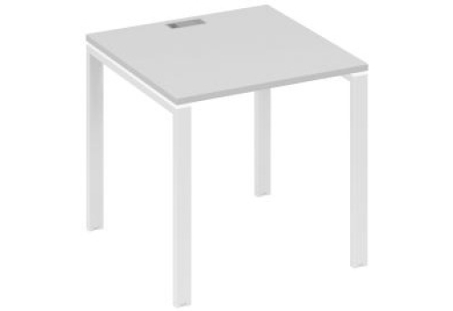 Стол письменный Мира Нумо, цвет серый + белый