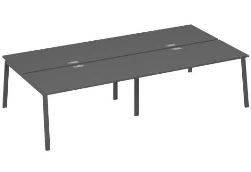 Рабочая станция 4х160 Мира Трио, цвет антрацит премиум + антрацит