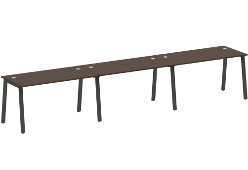 Стол на 3 рабочих места, цвет венге