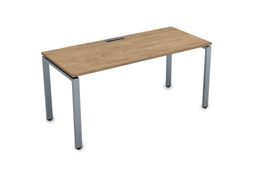 Стол рабочий Платинум Персонал, цвет тиковое дерево
