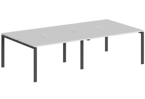 Рабочая станция Индиго Сет, цвет белый + антрацит