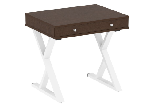 Стол письменный, цвет венге + белый