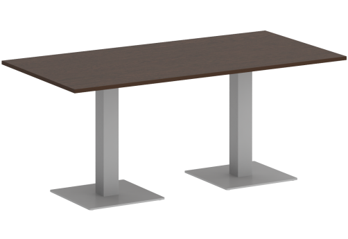 Стол для переговоров прямоугольный, цвет венге