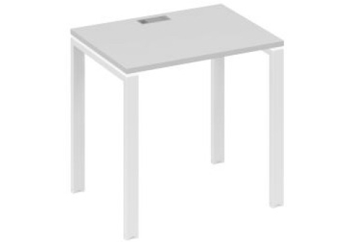 Стол письменный Мира Нумо, цвет серый + белый