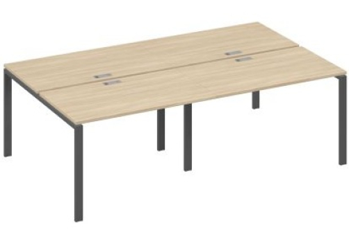 Рабочая станция (4х120) Мира Нумо, цвет дуб скандинавский + антрацит