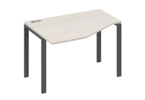 Стол эргономичный левый Мира Нумо, цвет дуб шамони + антрацит