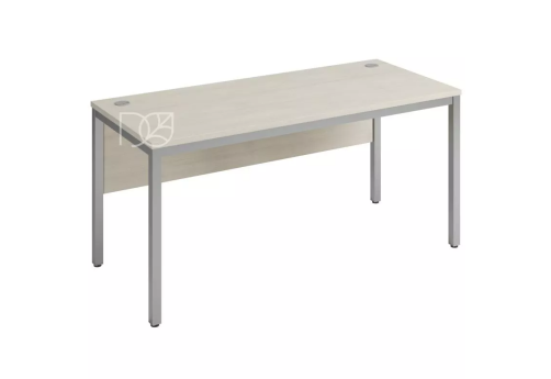 Стол прямой (экран - ДСП), цвет шамони светлый