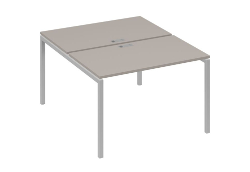 Рабочая станция 2х120 Мира Лофт, цвет мокко премиум + серый