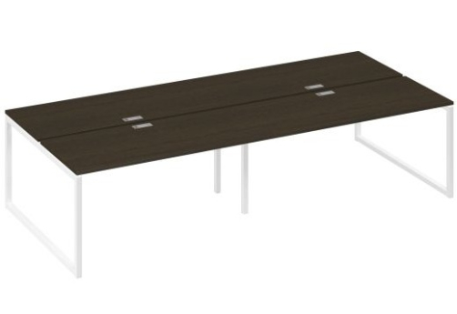 Рабочая станция (4х160) Мира Одри, цвет венге + белый