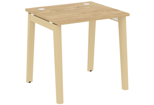 Стол прямой, цвет тиквуд светлый