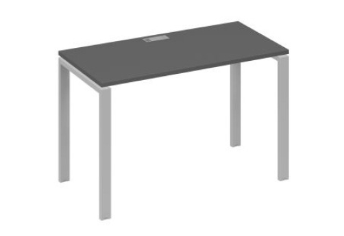 Стол письменный Мира Нумо, цвет антрацит премиум + серый