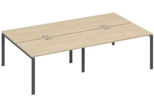 Рабочая станция (4х140) Мира Нумо, цвет дуб скандинавский + антрацит