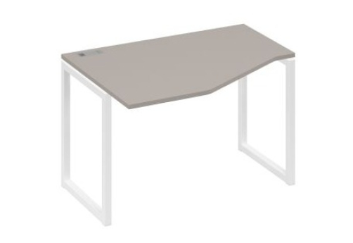 Стол эргономичный левый Мира Одри, цвет мокко премиум + белый