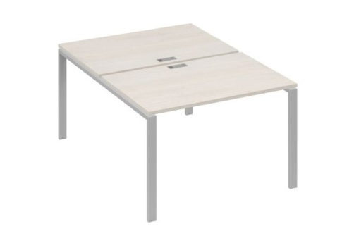 Рабочая станция (2х120) Мира Нумо, цвет дуб шамони + серый