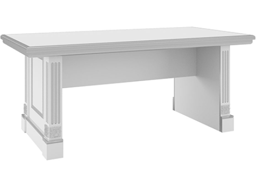 Стол кофейный Голден, цвет белый