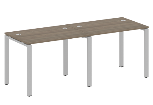 Стол на 2 рабочих места, цвет вяз