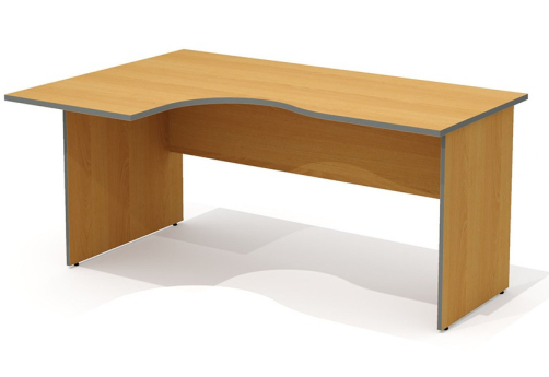 Стол эргономичный левый Колибри, цвет ольха